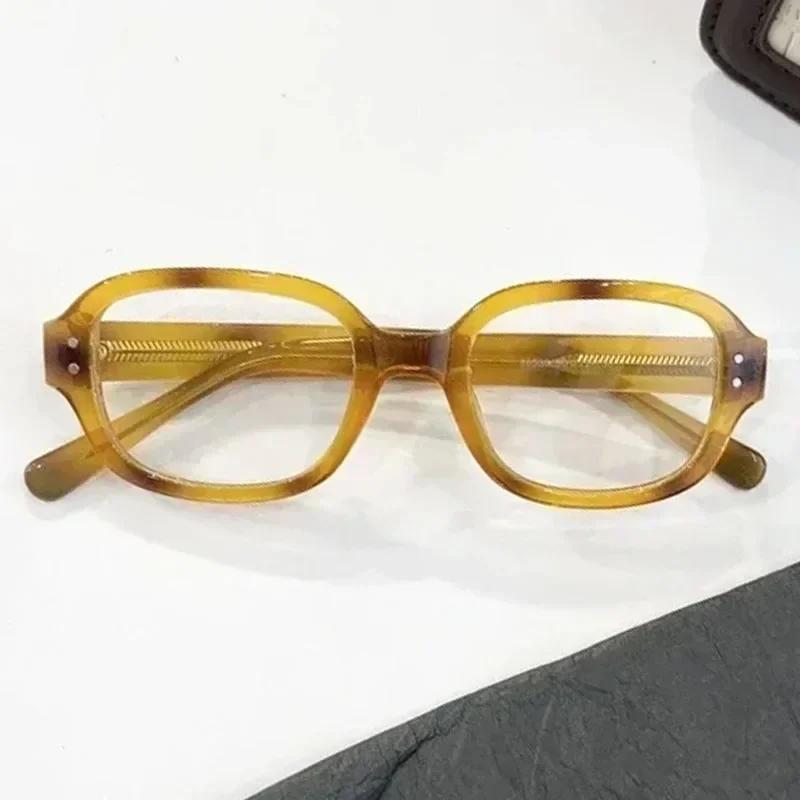 

Очки в ретро квадратной оправе, женские красные очки для чтения компьютера, прозрачные синие светоблокирующие очки, винтажные декоративные очки жёлтый