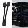16AWG 2x 8Pin - 12+4Pin GPU Güç Kaynağı Kablosu 600W Kapasite RTX4090 ve Üst Düzey GPU'lar İçin