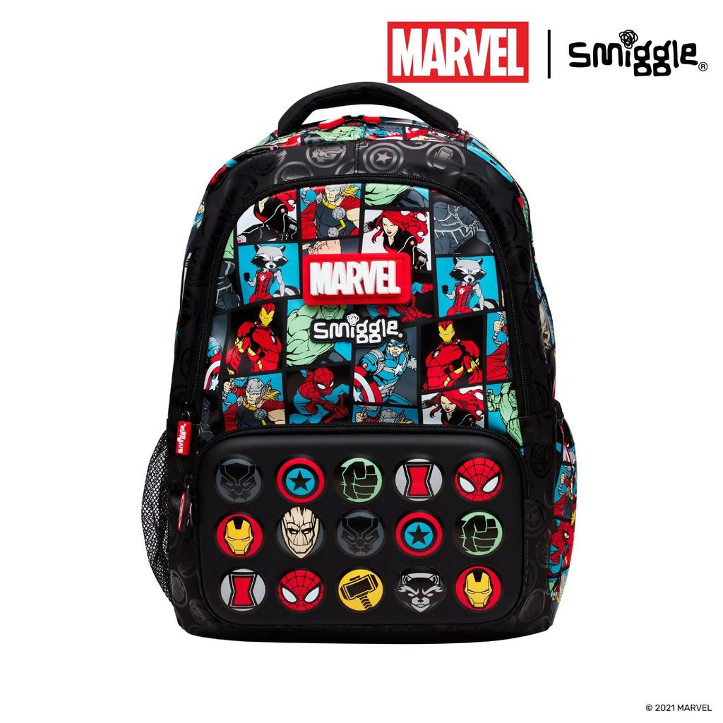 Smiggle Australia Lightweight Spider-Man Backpack Set for Primary Students
