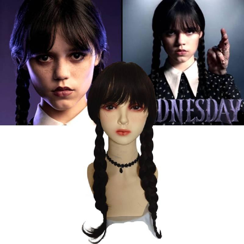 Wednesday Addams The Addams Family Cosplay Wig – High Temperature Fiber