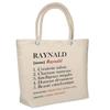 Beach Bag - PLANETEE - Insulated Raynald Definition - Natural Cotton - Large Capacity - Printed In France