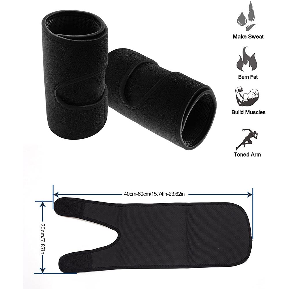 1 Pair Neoprene Arms Trimmer Women Men Weight Loss Compression Body Wraps Sport Workout Fitness Armband