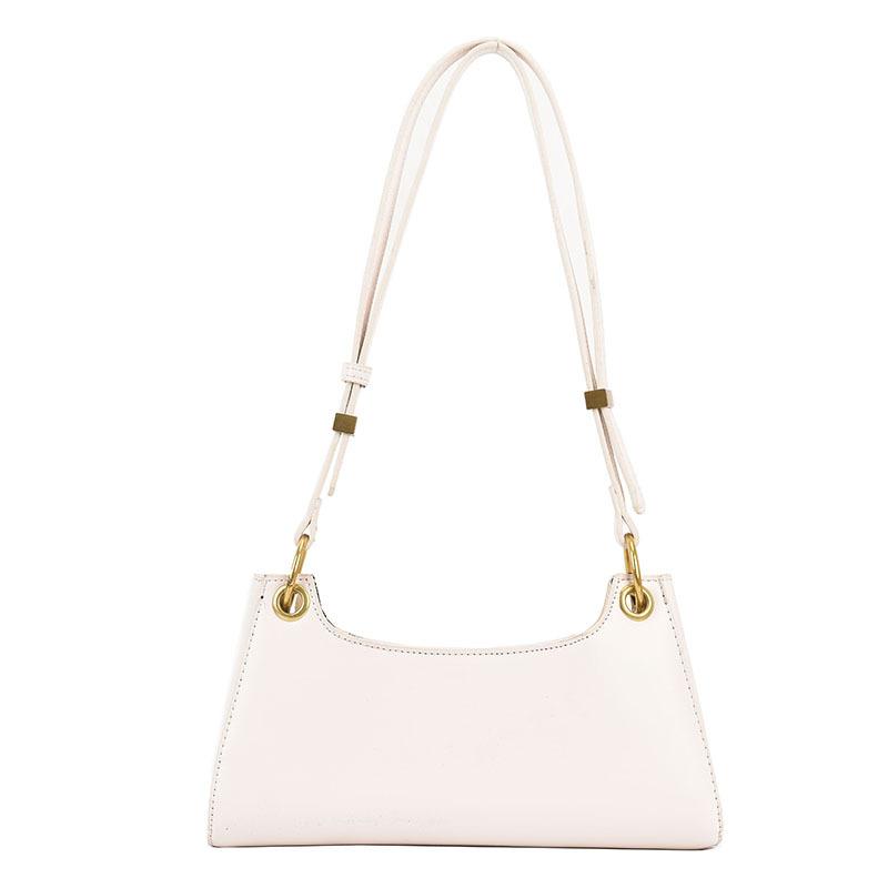 Fashion Women's PU Leather Underarm Shoulder Bag  Solid Retro Simple Small Square Bags Crossbody Bag