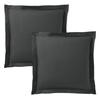 Parure de draps 6 pièces "Premium" pour lit 140 x 190 cm Coton Pur - Prémium Truffe -