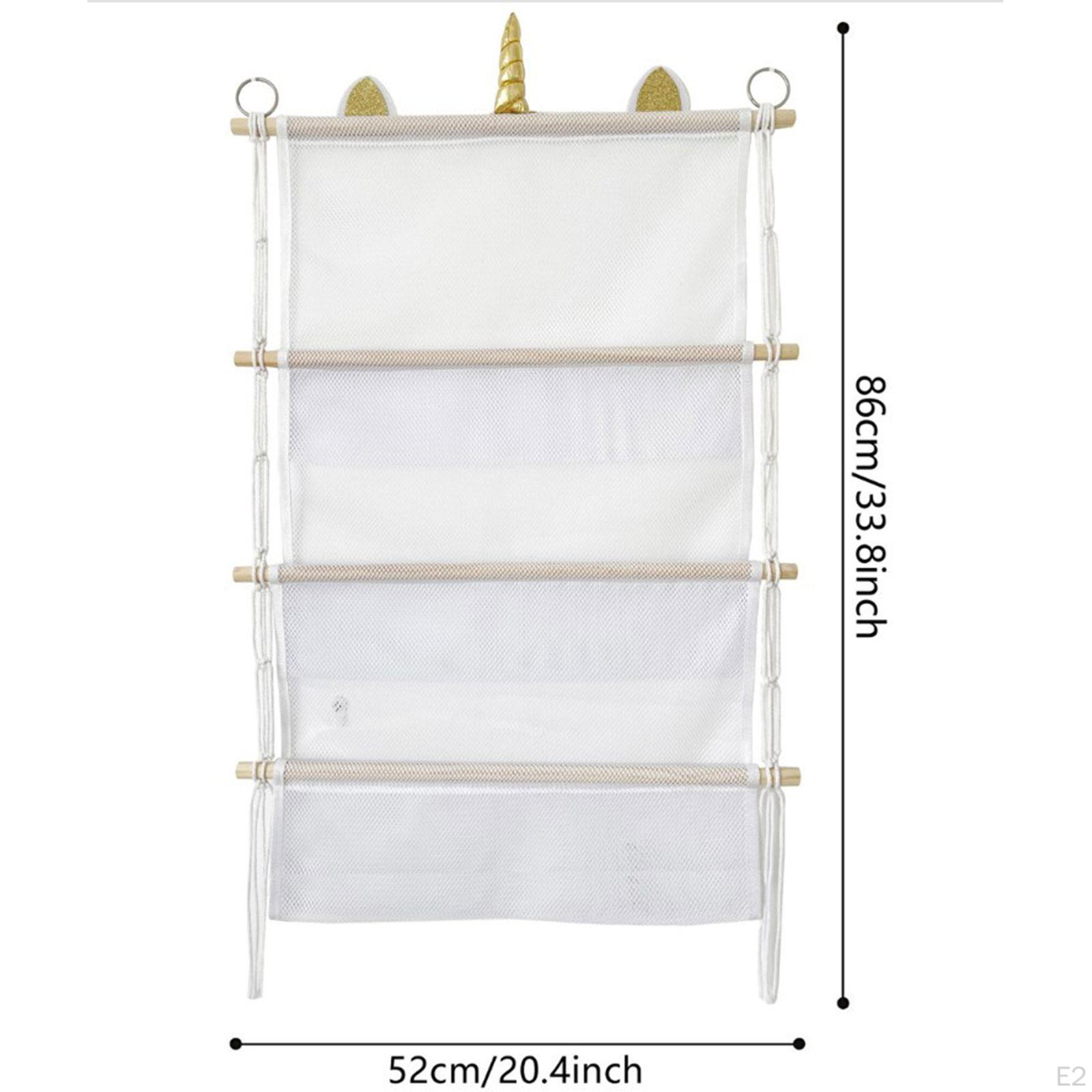 Подвесной сетчатый держатель для хранения плюшевых игрушек — фото 3