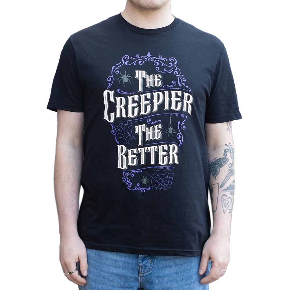 Something Different Unisex Adult The Creepier The Better T-Shirt