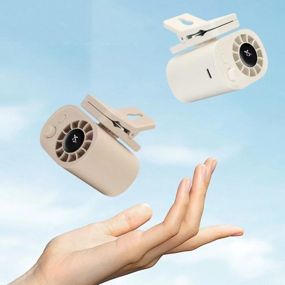 360° Rotatable Car Clip-On Fan Rechargeable USB Fan Portable Mini Fan Outdoors