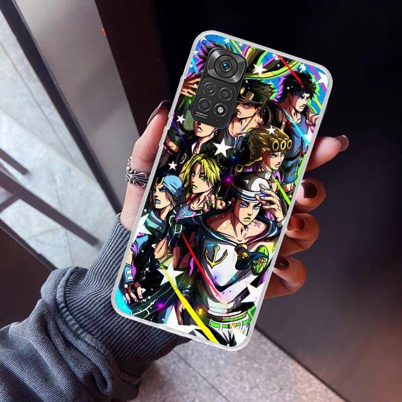Custodia per Telefono Anime Calda di JoJo's Bizarre Adventure Per Xiaomi Redmi Note 10 11 12 13 14 15 Pro Plus 11S 12S 14S 11T 11E 10S Morbida TPU