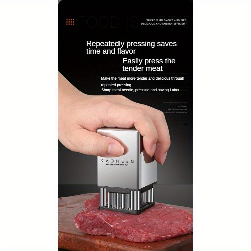 1pc, Premium 304 Stainless Steel Meat Tenderizer Needle For Home Kitchen - Ideal For Steak Chop, Kitchen Utensils, Kitchen Supplies