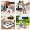 Large Foldable Baby Play Mat Made of Eco-friendly EVA Material Non-slip and Protective Suitable for Children Infant and Toddlers