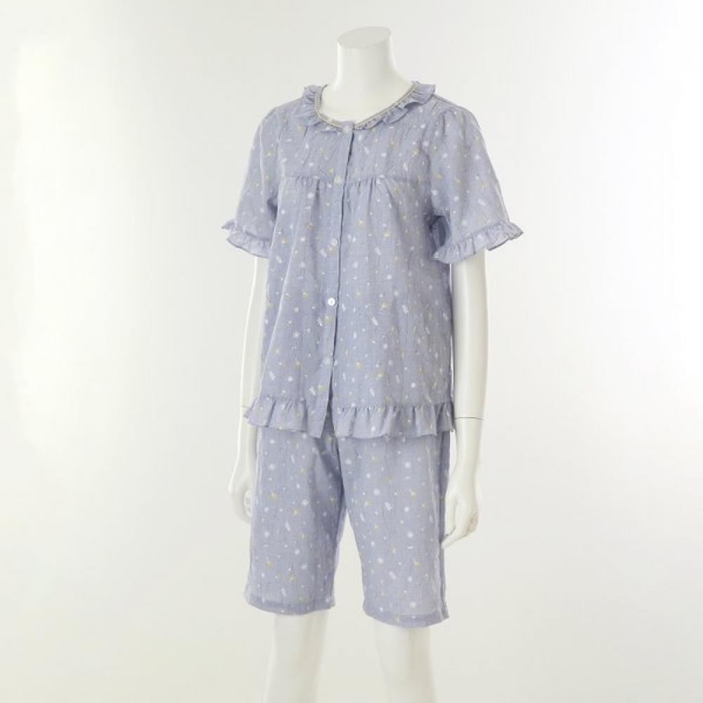 VenuS Cool Tc CreaSe Dandelion Print Women S Summer Pajama Set [vpaS204w]