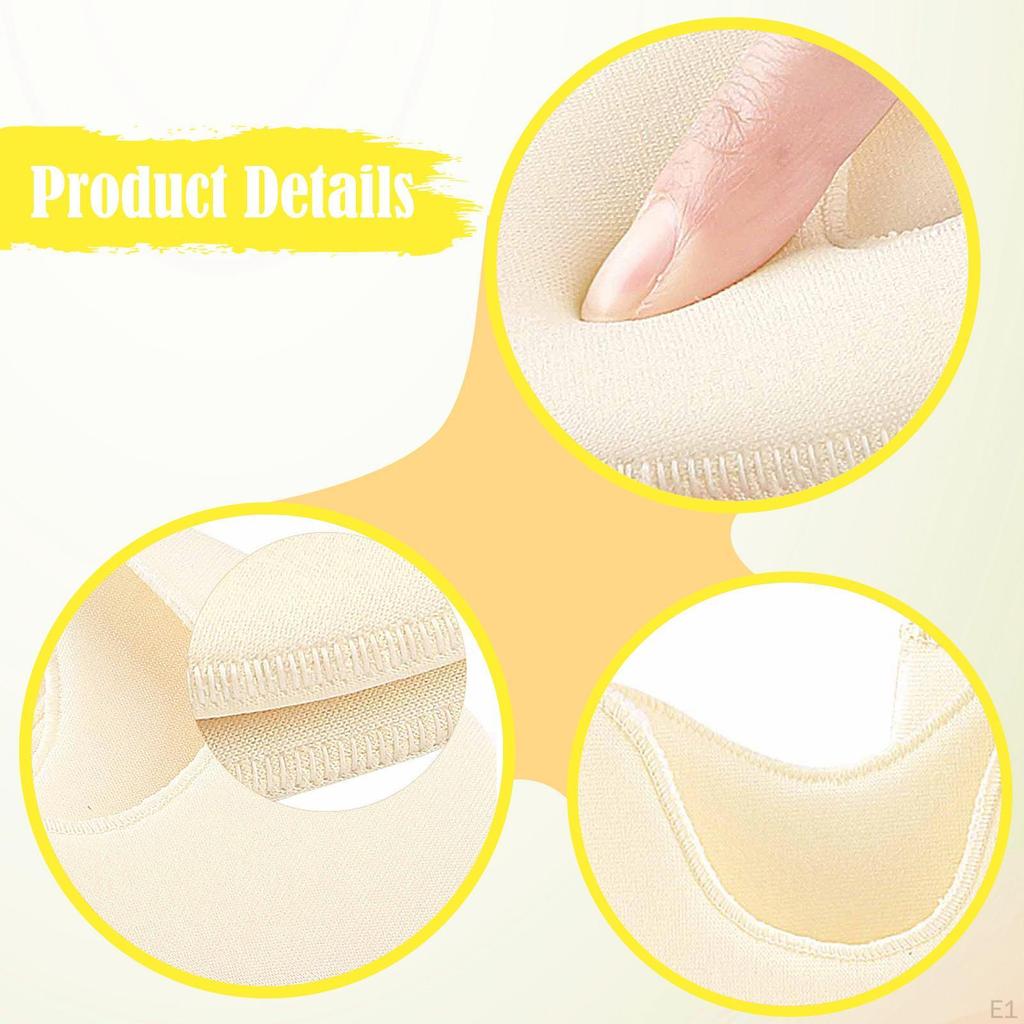 1 Pair of Toe Protector Pads for Ballet Pointe Shoes, Women's Dance , Breathable, Washable,
