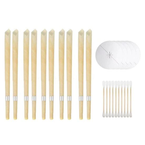 Ear Wax Removal Tool Natural Safe Effective with Cotton Swab Versatile Ear Cleaning Tool for Relaxing Scent