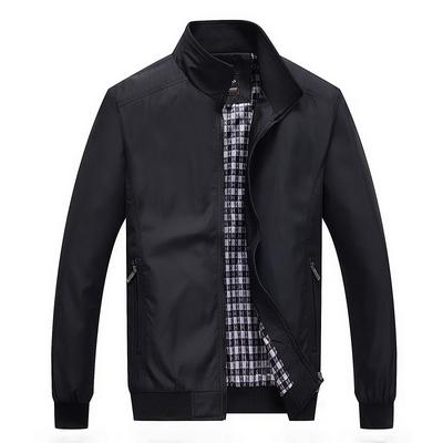 2023 Spring Autumn Casual Solid Fashion Slim Bomber Jacket Men Overcoat Baseball Jackets Men's Jacket