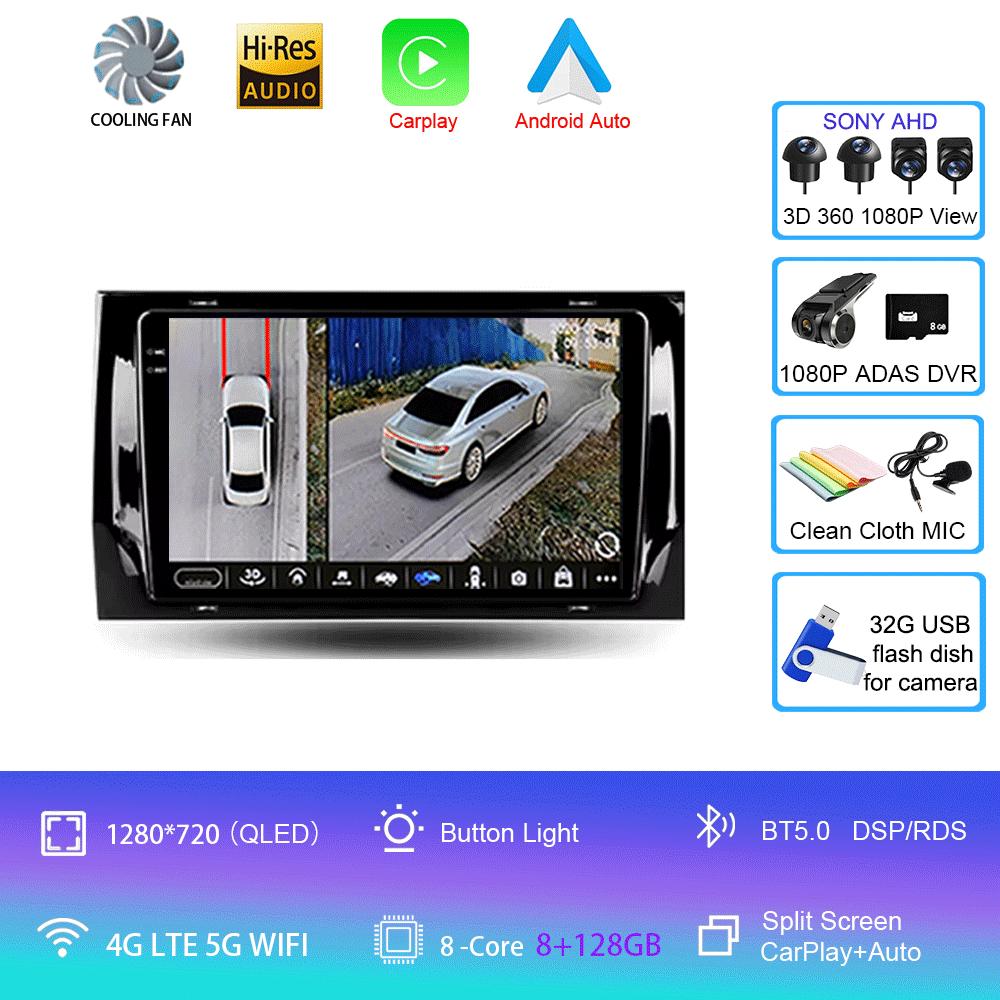 Car Radio Android 14 Carplay Auto For Skoda Kodiaq 2016 - 2021 Karoq NU7 2017 - 2021 Multimedia GSP 2Din Video DVD Player Stereo