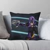Mass Effect Tali'Zorah Square Pillowcase Polyester Linen Velvet Creative Zip Decor Pillow Case Sofa Cushion Cover