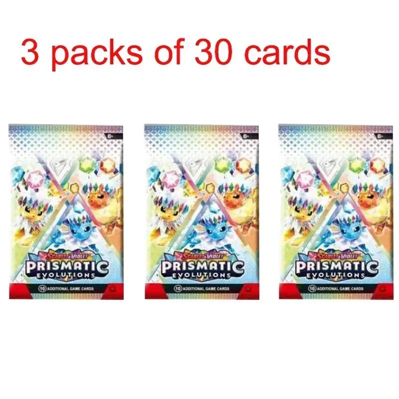 360 Pezzi/Set Carte Pokemon MEGA EVOLUZIONE SCARLET&VIOLE 151 Evoluzioni Prismatiche Black Bolt Booster Inglese Battaglia Transazione