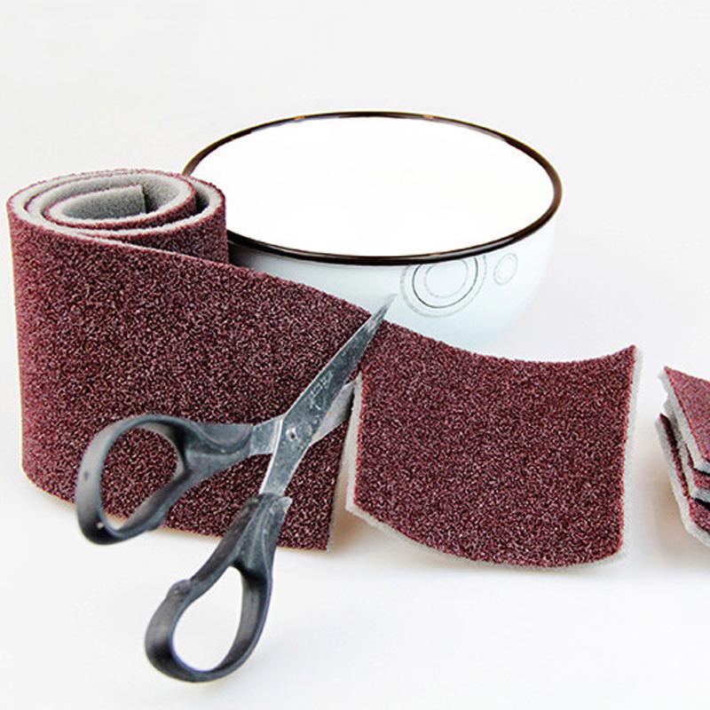1 Roll Nano Clean Sponge Scrub Pot Brush Super Strong Rust Decontamination Dish Cloth Brush Pot