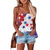 Tube Tops For Women,Cute Sexy Off Shoulder Print Sleeveless T-Shirt