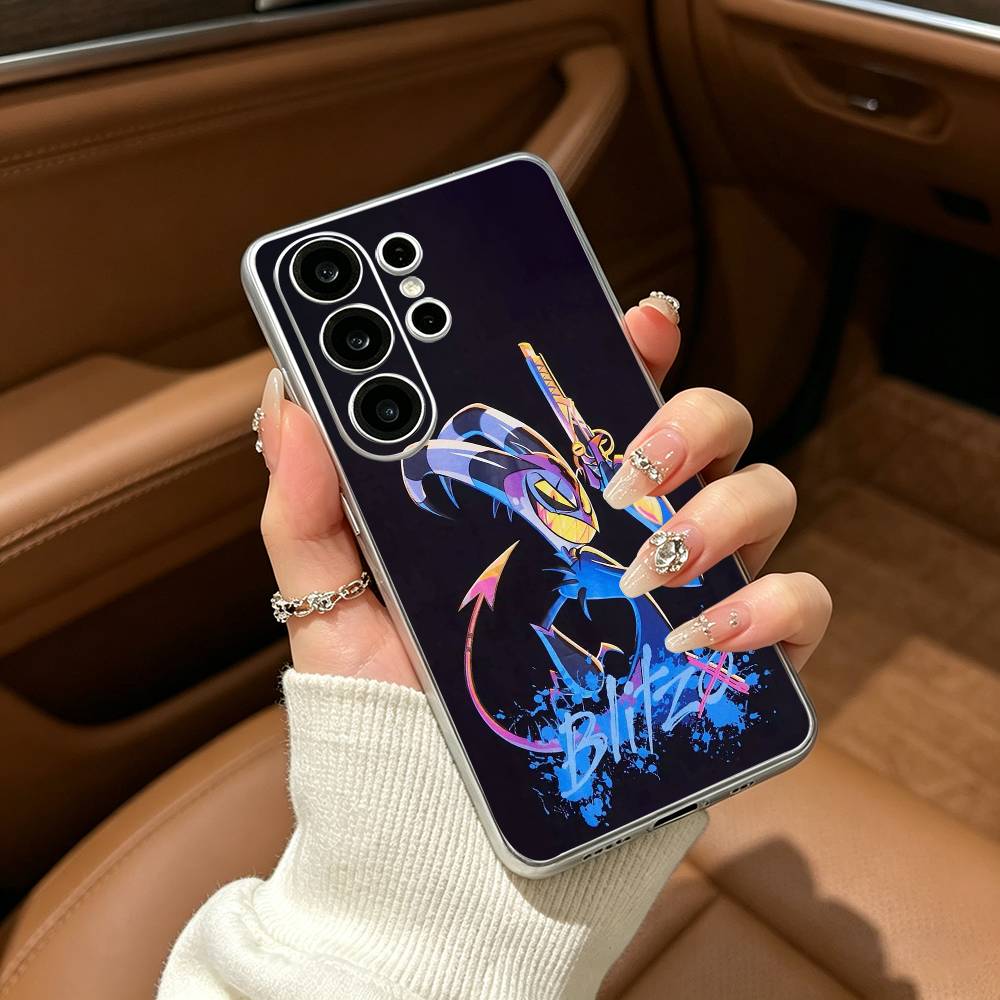 Popular Anime-Helluva -B-Boss Clear Soft Silicone Phone Case forSamsung S25, S24, S21, S22, S23, S30, Ultra, S20, Plus