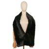 WTEMPO Winter Warm Faux Fur Wedding Dress Shawls Soft Plush Shawls for Performance/Party Retro Long Shawls Windproof Cold-proof Wide Scarves