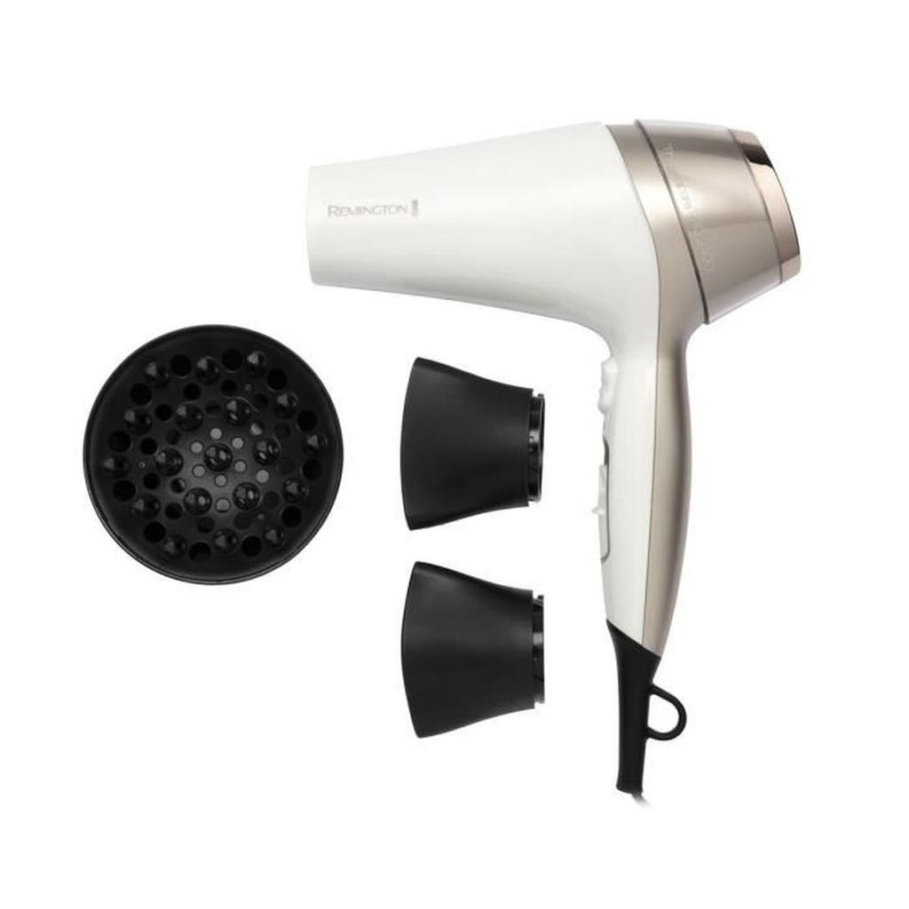 Remington D5720 Sèche-Cheveux Ionique Thermacare Pro 2400W, Grille Céramique, Moteur Longue Durée, Silencieux