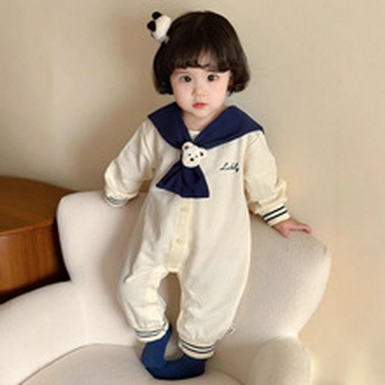 Girls' Cartoon Long-Sleeve Sweatshirt Set - Toddler & Baby Korean Casual Two-Piece Outfit for Spring and Autumn.