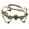 Silver Antler Crown With Crystals Adjustable Woodlands Circlet For Renaissances Festival Halloween Costume Photography