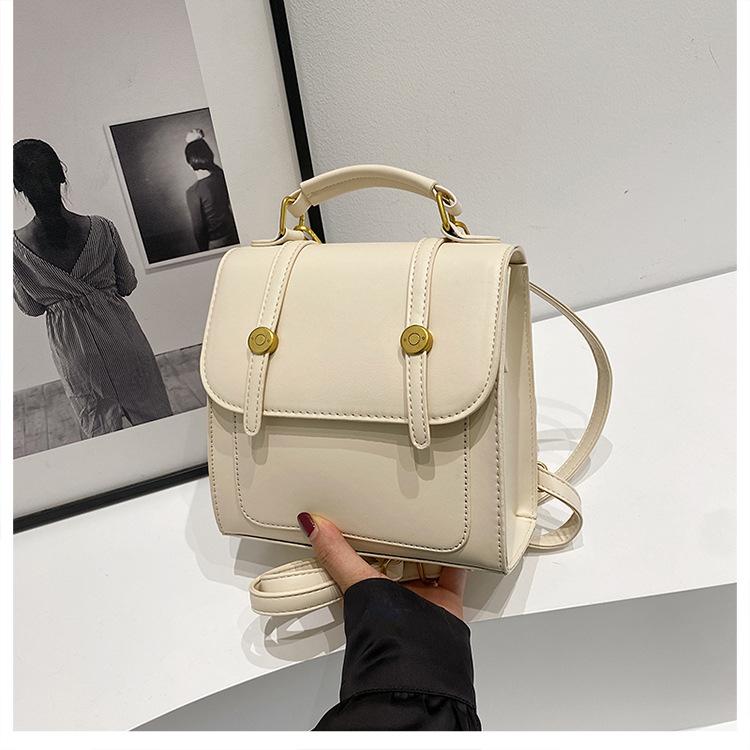 Backpack women's backpack niche design bag 2025 new fashion high sense small girl college bag