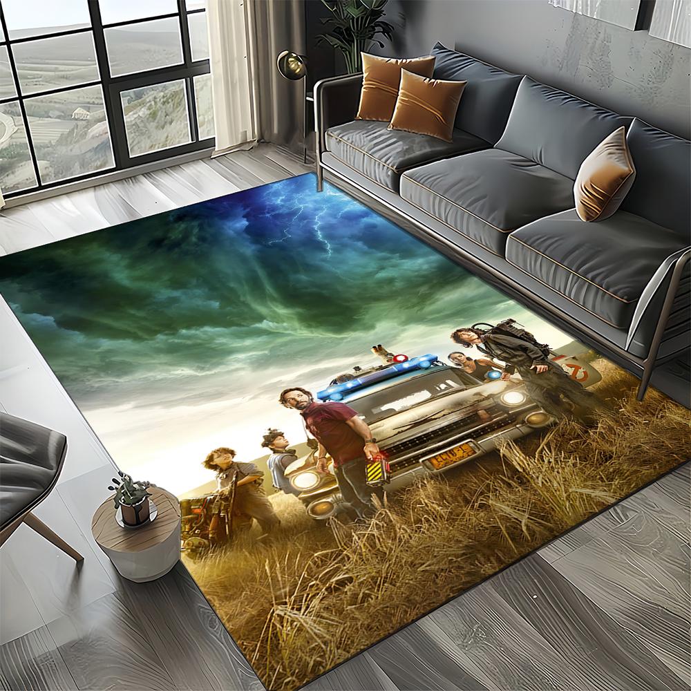 27 Style New G-Ghostbusters Horror Movie Cartoon Carpet Rug for Living Room Bedroom Home Sofa Decoration,Non-slip Floor Mat