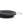 HINH Universal Fit Car Cup 70mm Black PVC Comfortable for and Home Use of Coasters, Non-Slip Coasters, Diameter, Material, Anti-Slip, Flexible,