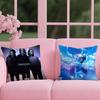 Band C-Chase Atlantic Cushion Cover Reversible Plush Pillow Cover – For car, sofa, bedroom, perfect as a gift.