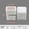 Square Root Control Succulent Pot: Short & Chubby Plastic Flower Pot for Seedlings or Kindergarten Activities