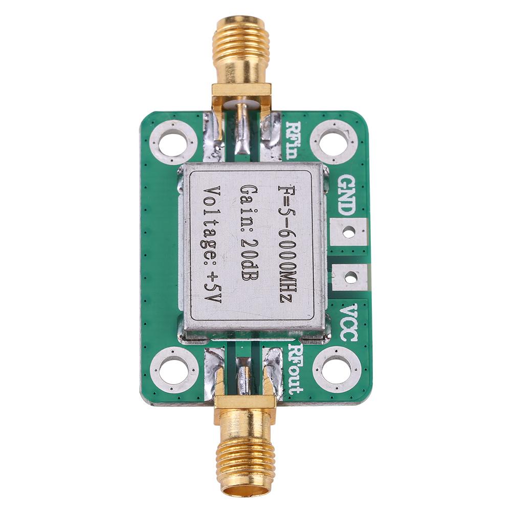 5 6000MHz Gain 20dB Broadband RF VHF UHF Signal Power Amplifier Module