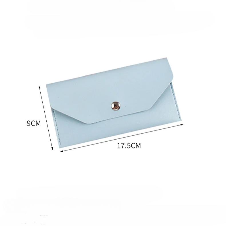 Umschlag-Geldbörse PU-Leder Bargeld-Umschlag-Geldbörse Klassische Mode Damen-Geldbörse Visitenkartenhalter Geschenk Luxuriöser Geldklammer