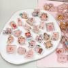 2cm/Mini Cute Pig acrylic pieces double-sided high-definition DIY phone case keychain cute little pig cartoon gift accessory toy