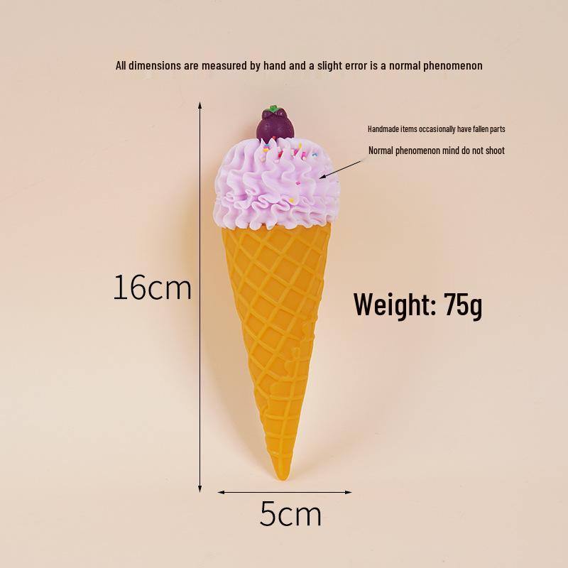 Fruit Cream Cone Claw Machine Toy for Milk Tea Shop Decor