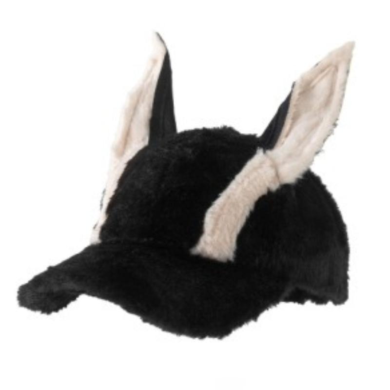 New Doberman Washed Denim Ears Baseball Cap Autumn and Winter Trend Fashion Personalized Cap Men's and Women's Hats Trend