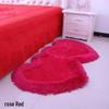 Red Heart-Shaped Non-Slip Wedding Room Floor Mat for Bedroom