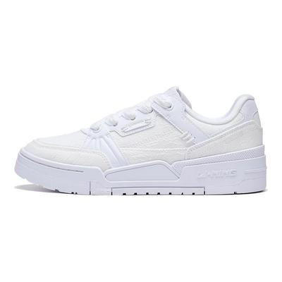 Li Ning Journey 1.5 Non-Slip Wear-Resistant Low-Top Skate Shoes Women Skate Shoes White AGCT266-4