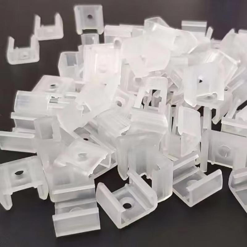 50pcs Led Connector Fix Clips LED Lighting Accessories Mounting Fixing on Wall For 9-12MM COB RGB 5050 Neon Strip Light