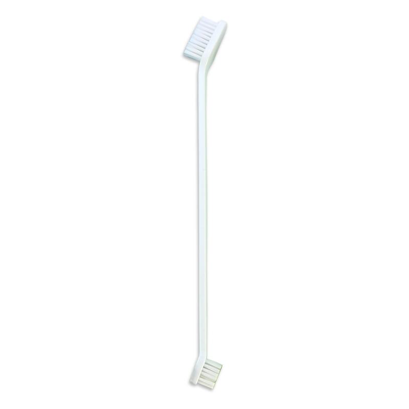 100pcs Dog Toothbrush Double Headed Long Handle Dog Pet Toothbrush for Dogs Cat Puppy Teeth