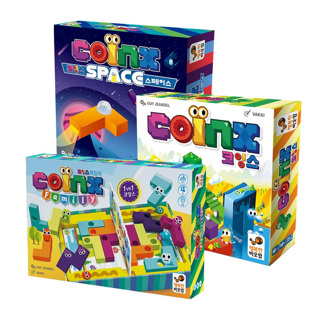 Happy Baobab Coings Space Family Set: Educational Brain Puzzle Board Game for Families & Kids