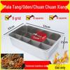 Zi Gege 9-Grid Spicy Hot Pot Divider Basin for Oden Street Food