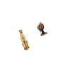 Golden Globe Cheetah Animal Sculpture Modern Tabletop Centerpiece Decorative Clock Art Craft