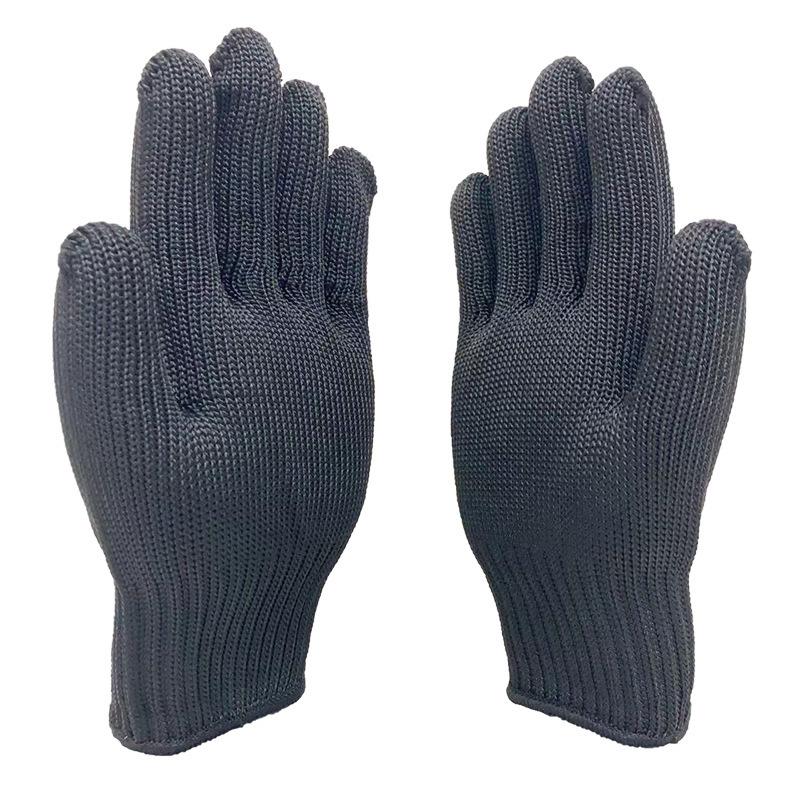 7-pin Stainless Steel Wire Anti-cutting Tear Resistant Impact Resistant Wear-resistant Mesh Knit Full Wrist Cuff Labor Gloves