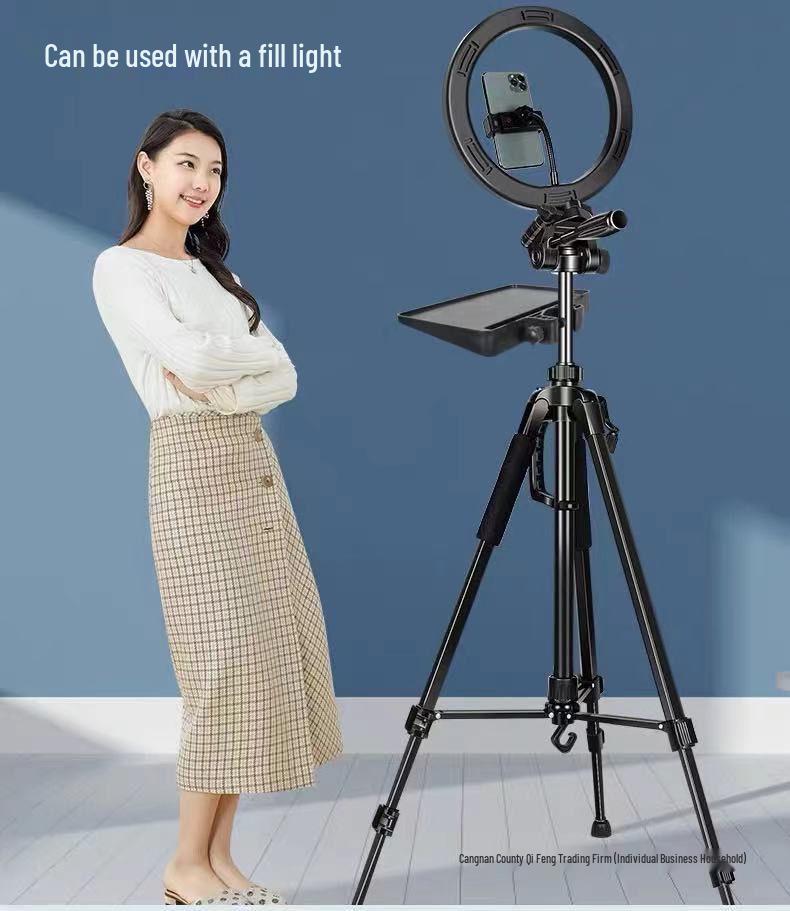 Universal SLR Camera & Phone Tripod with Macro Stabilizer for Photography & Live Streaming