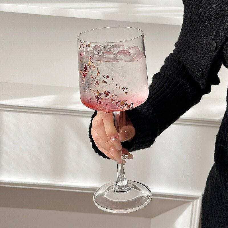 Japanese-style Kimura Naotaka Highball Glass, Cocktail Glass, Champagne Glass, Transparent Glass, Red Wine Glass, for Home Use