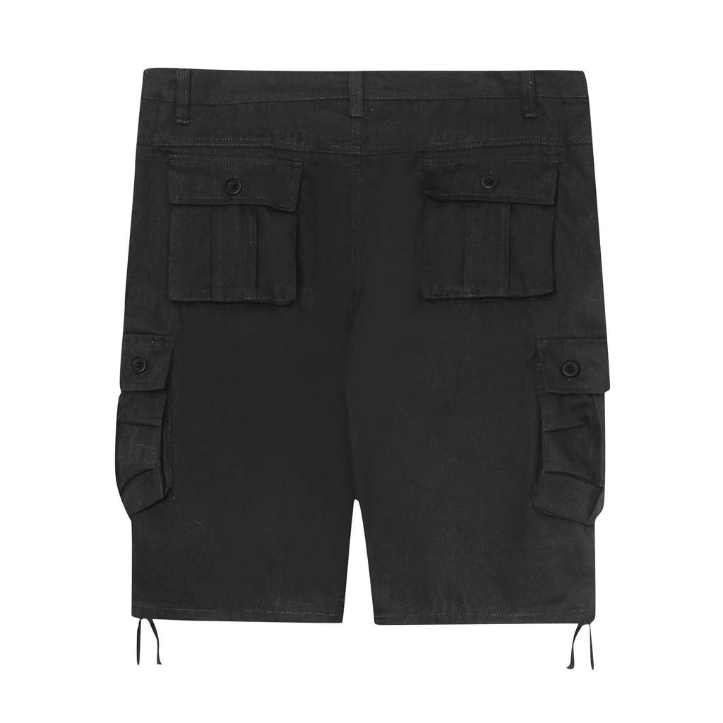 Men's Sports Cotton Linen Casual Loose Shorts Casual Pajamas Pocket Jogging Shorts Pants