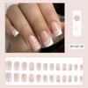 French False Nails Love Heart Tulip Nail Tips New Press On Nails  DIY